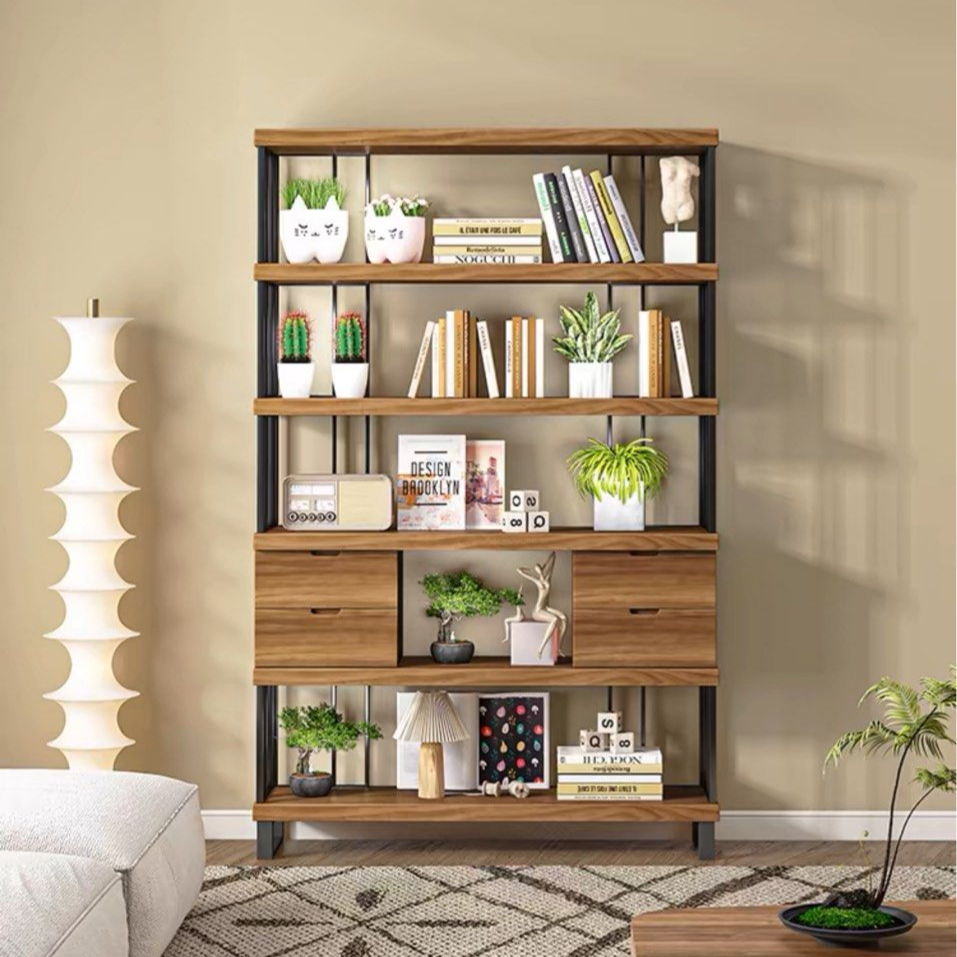 KEANE Modern Solid Wood Bookshelf