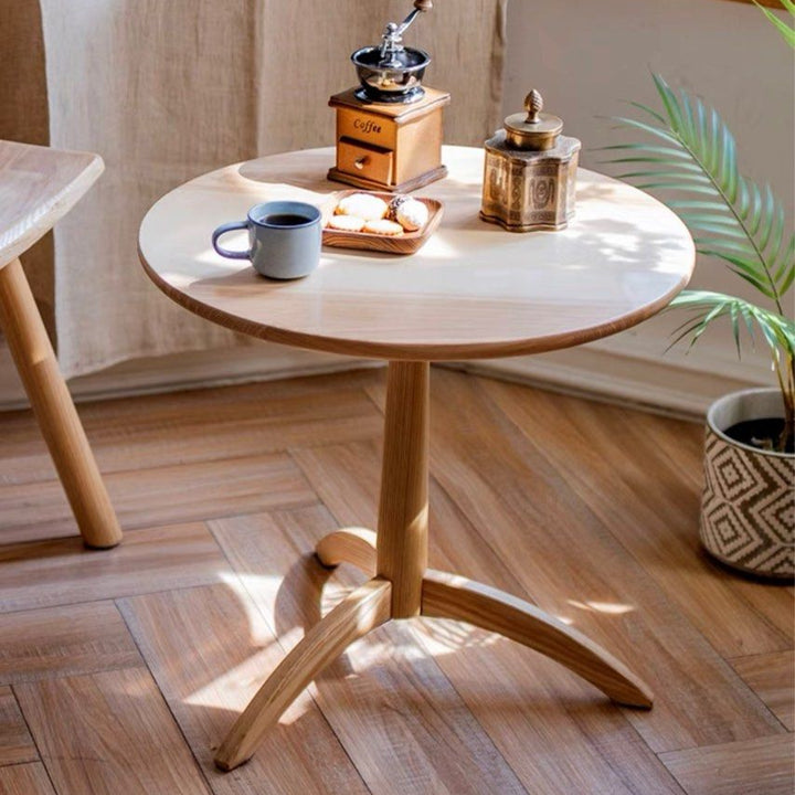 SANDERS Solid Wood Dining Chair & Coffee table