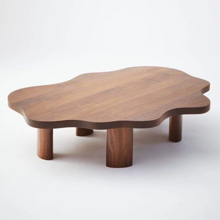 KELSHER Modern Solid Wood Coffee Table