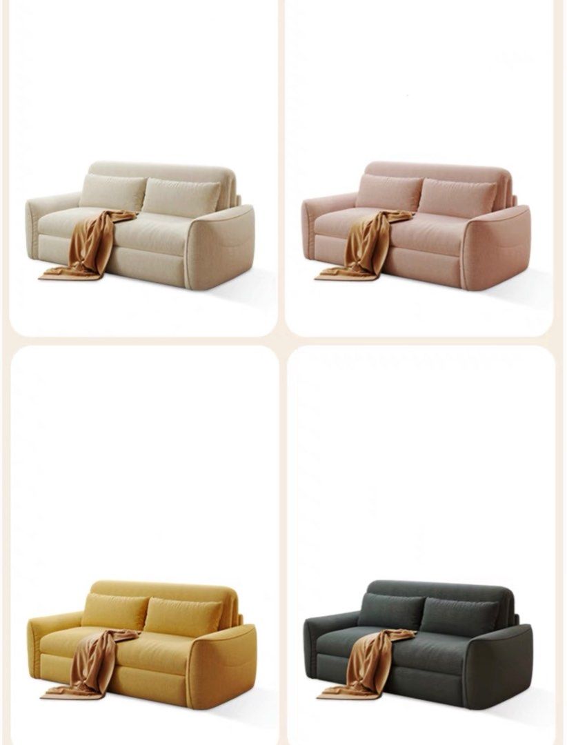 CASELVA Modern Electric Boucle Sofa Bed