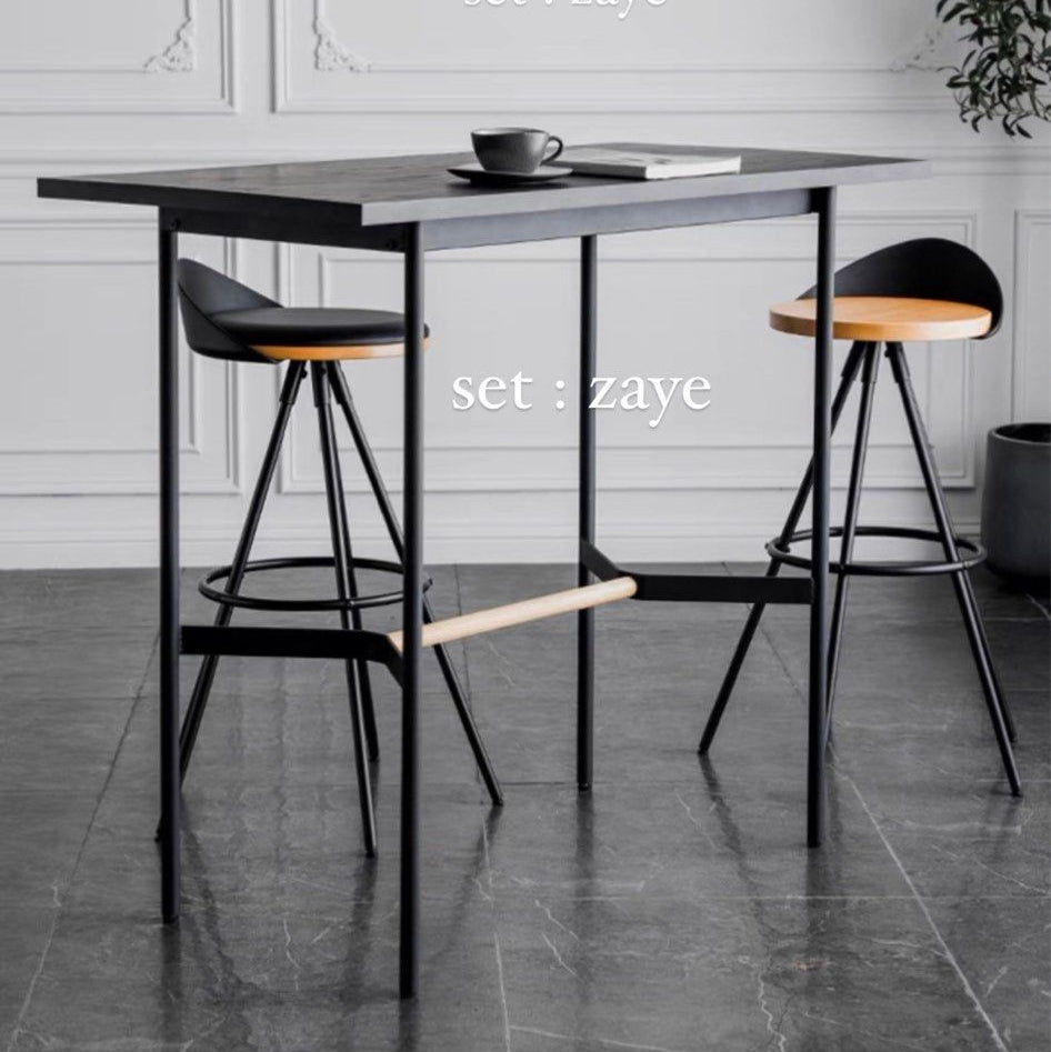 RAYSTON Modern Bar Table & Stools