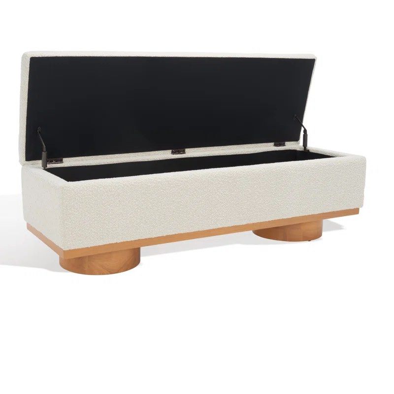 KEREIM Modern Boucle Storage Bench