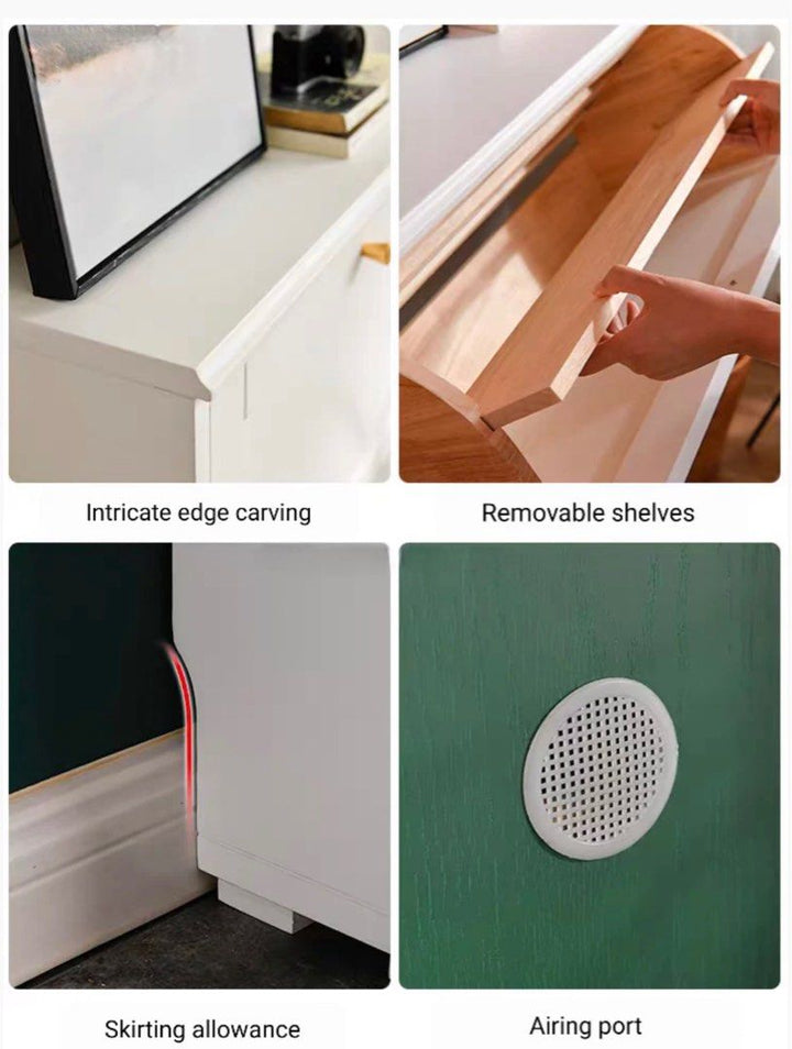KESCHE Classic Slim Shoe Cabinet