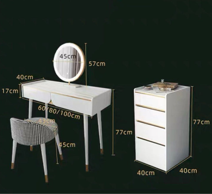 KESES Modern Vanity Table Set