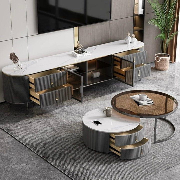ULLAN Modern Sintered Stone TV Console