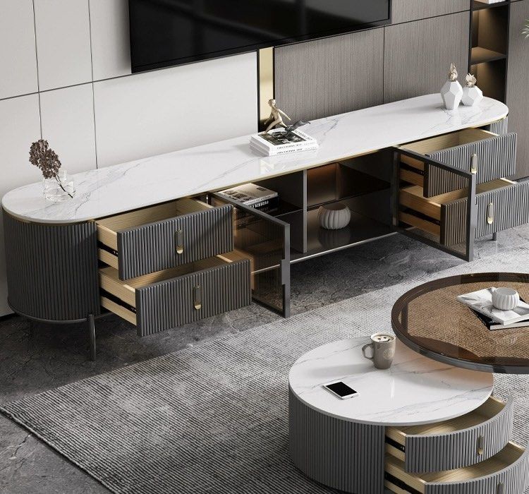 ULLAN Modern Sintered Stone TV Console