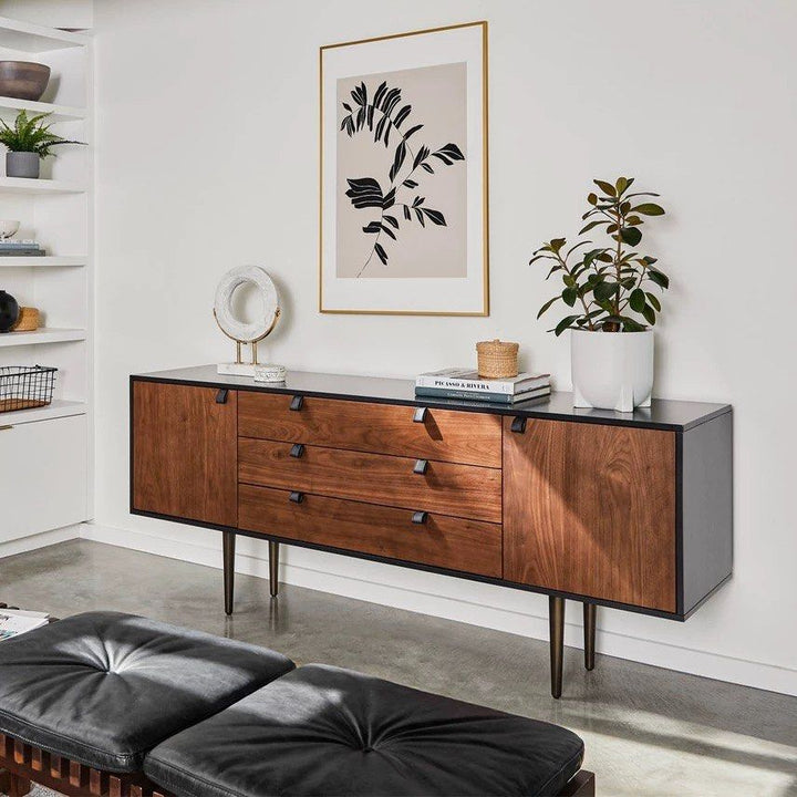 KEYIA Modern Solid Wood Sideboard