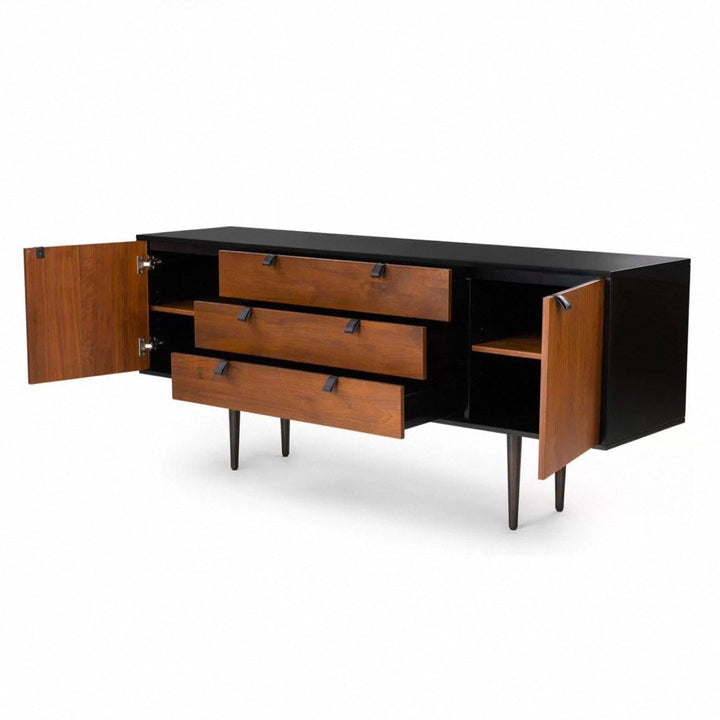 KEYIA Modern Solid Wood Sideboard