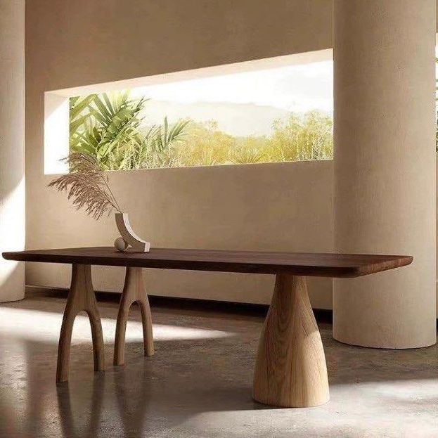 HALCYON Modern Solid Wood Dining Table
