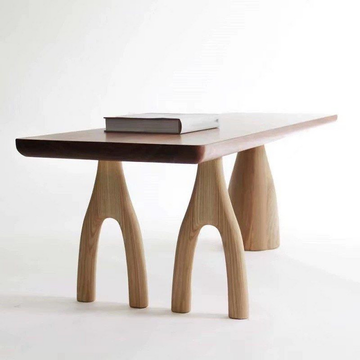 HALCYON Modern Solid Wood Dining Table