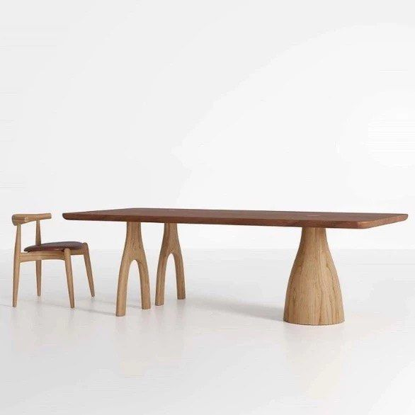 HALCYON Modern Solid Wood Dining Table