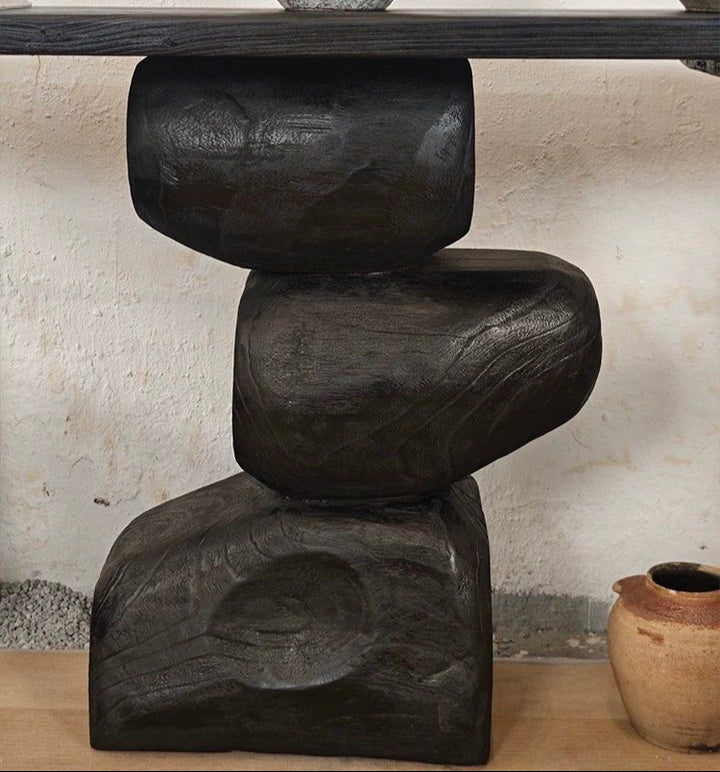 PEONY Rustic Solid Wood Console Table