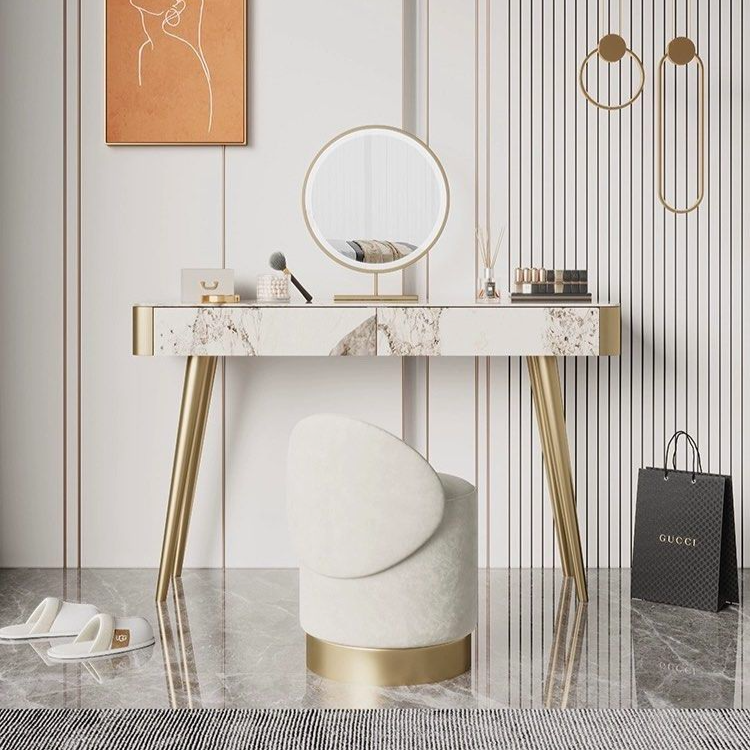 KEZO Modern Sintered Stone Vanity Table