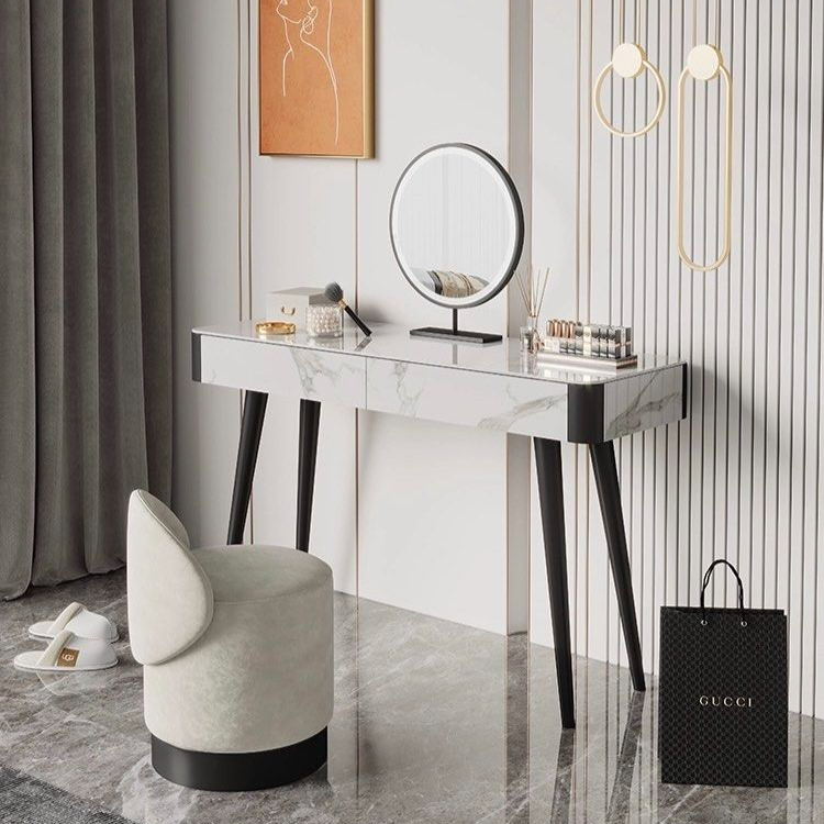 KEZO Modern Sintered Stone Vanity Table