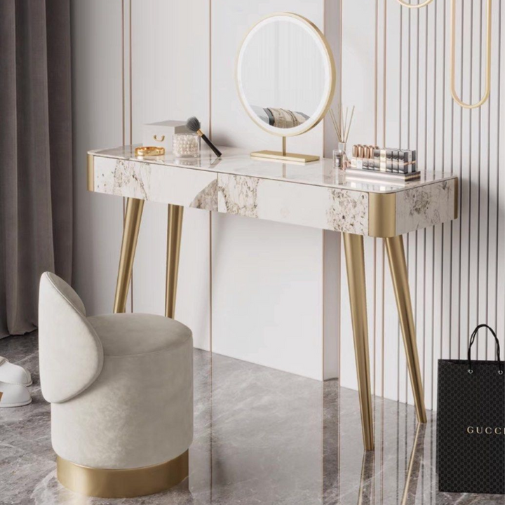 KEZO Modern Sintered Stone Vanity Table