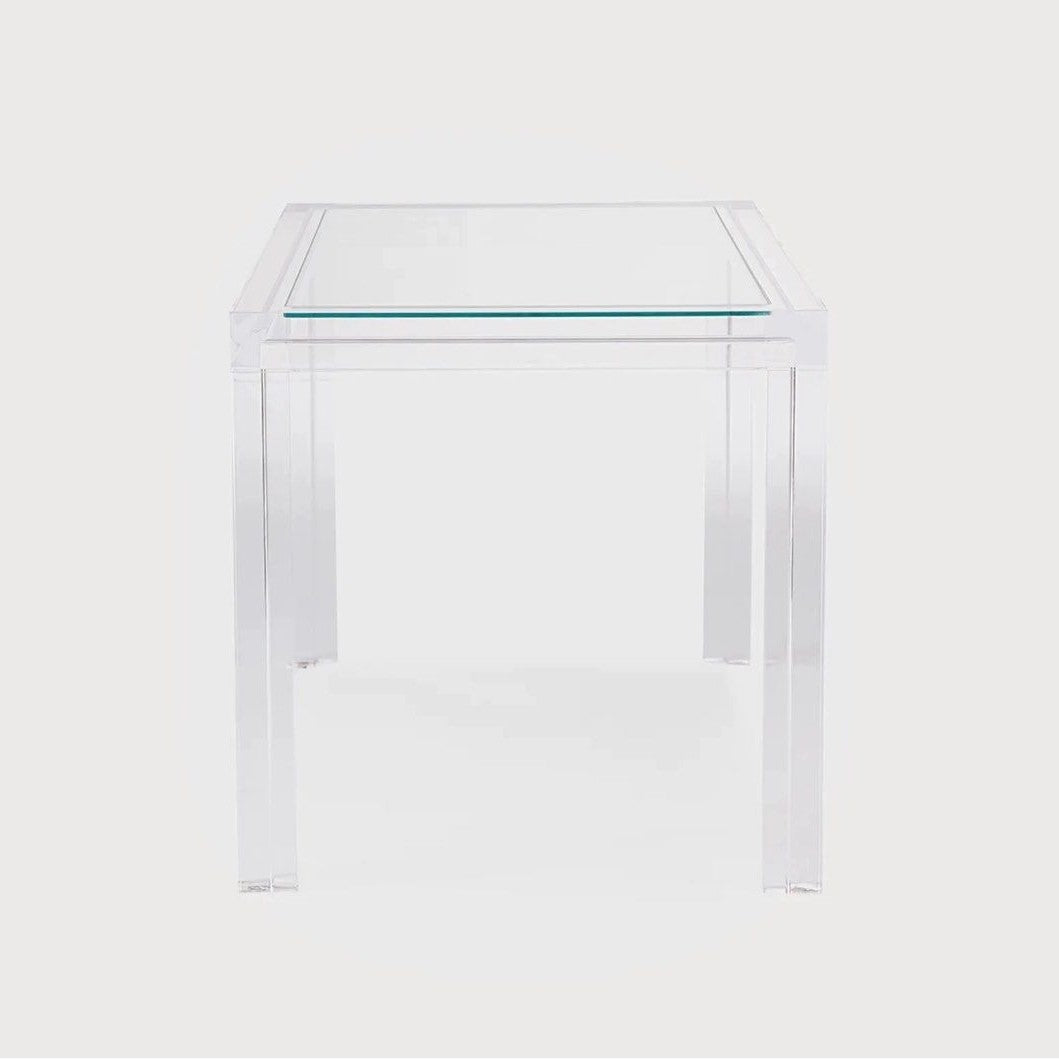 BART Modern Acrylic Study Console Table