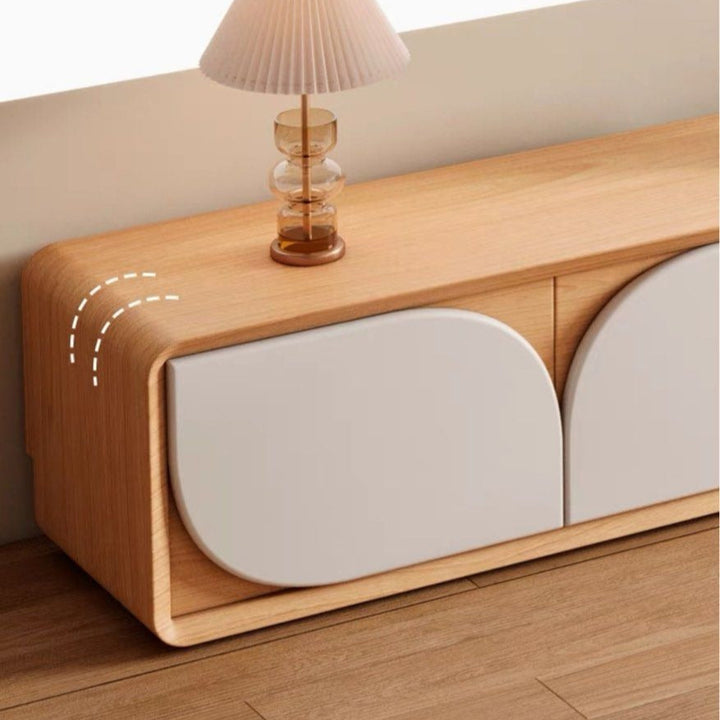 KOTORIN Japandi Solid Wood TV Console