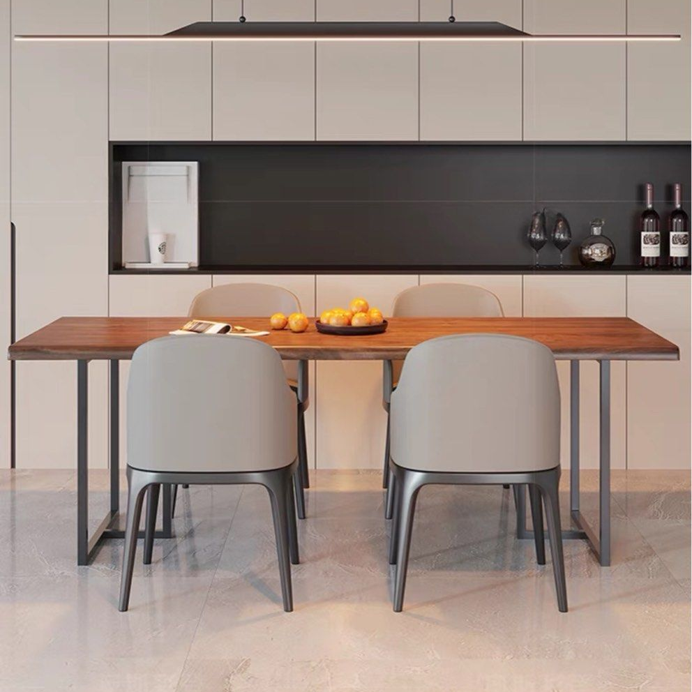 BELKIN Industrial Solid Wood Dining Table