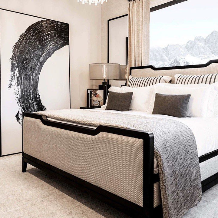 KINGSLY Modern Fabric Bedframe