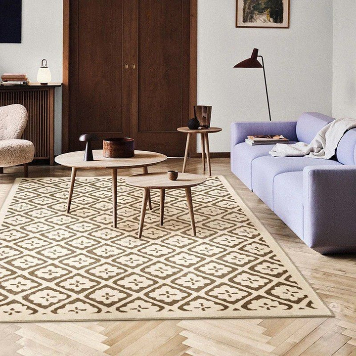 LUKIAN Beige Area Carpet Rug