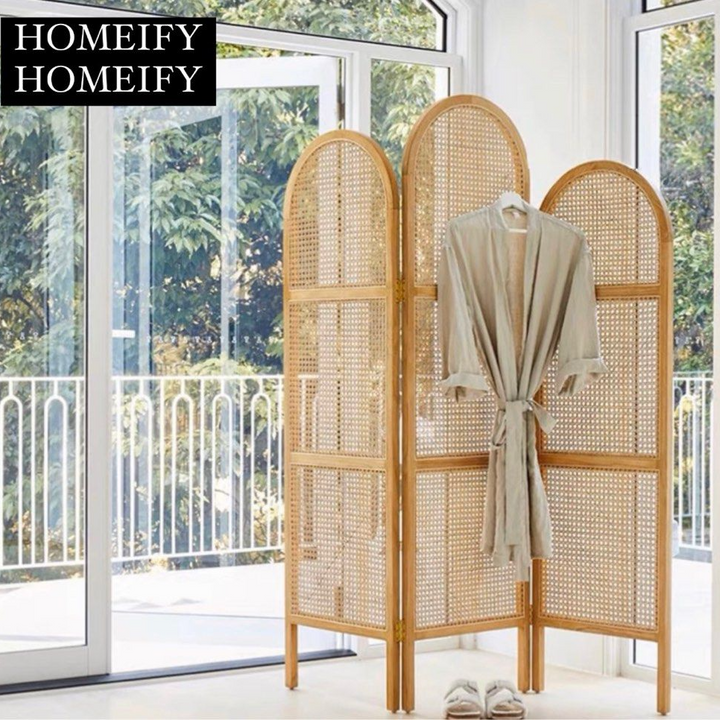 KOMA Japandi Rattan Partition