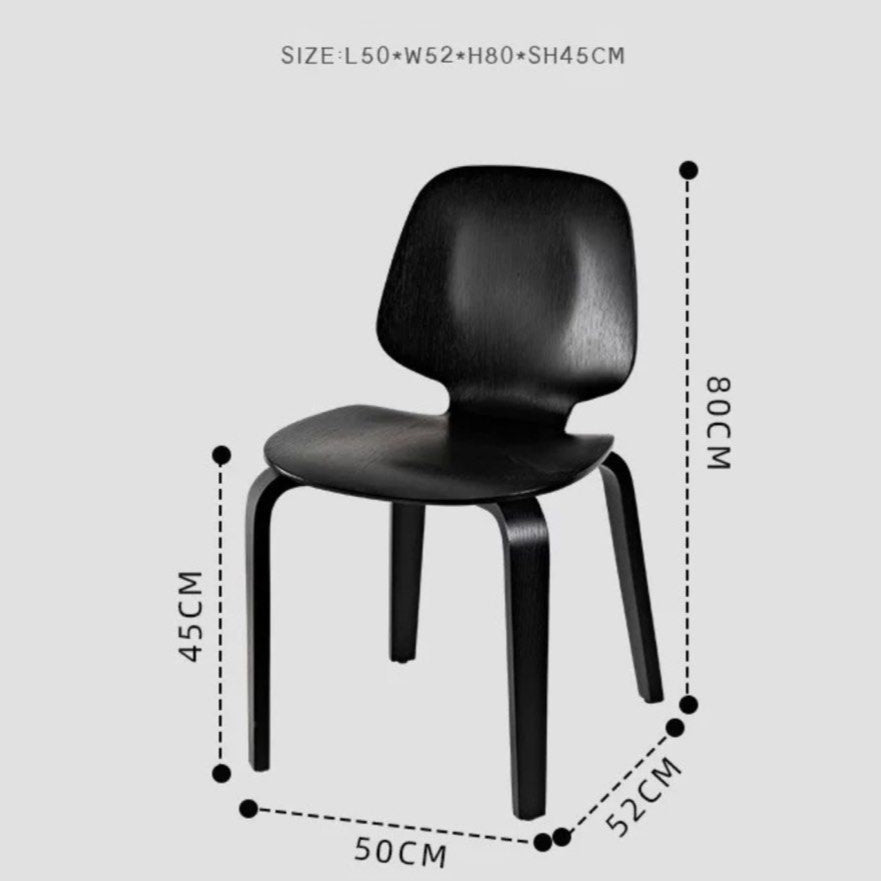 ATRAJ Modern Solid Wood Dining Chair