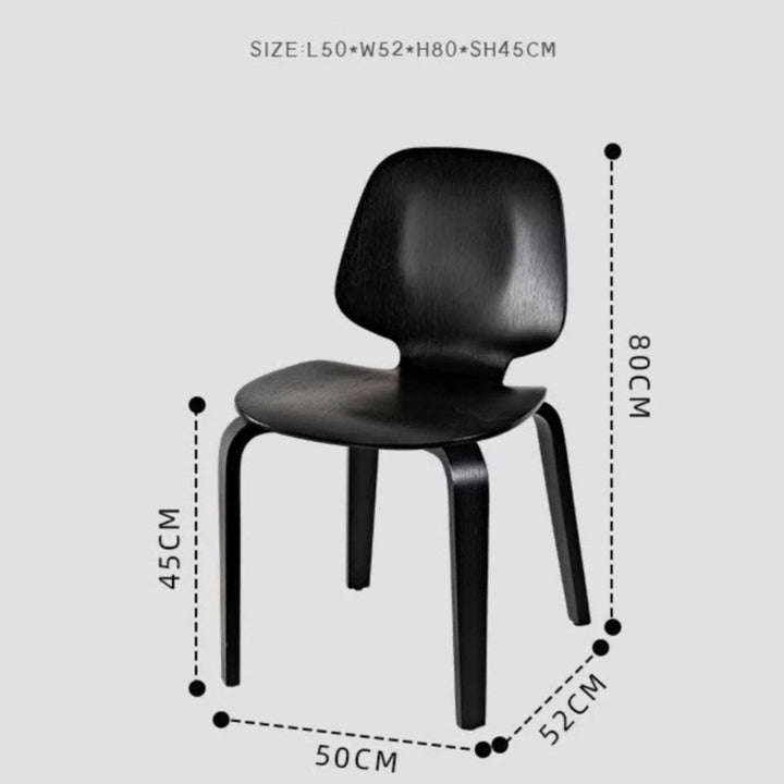 ATRAJ Modern Solid Wood Dining Chair