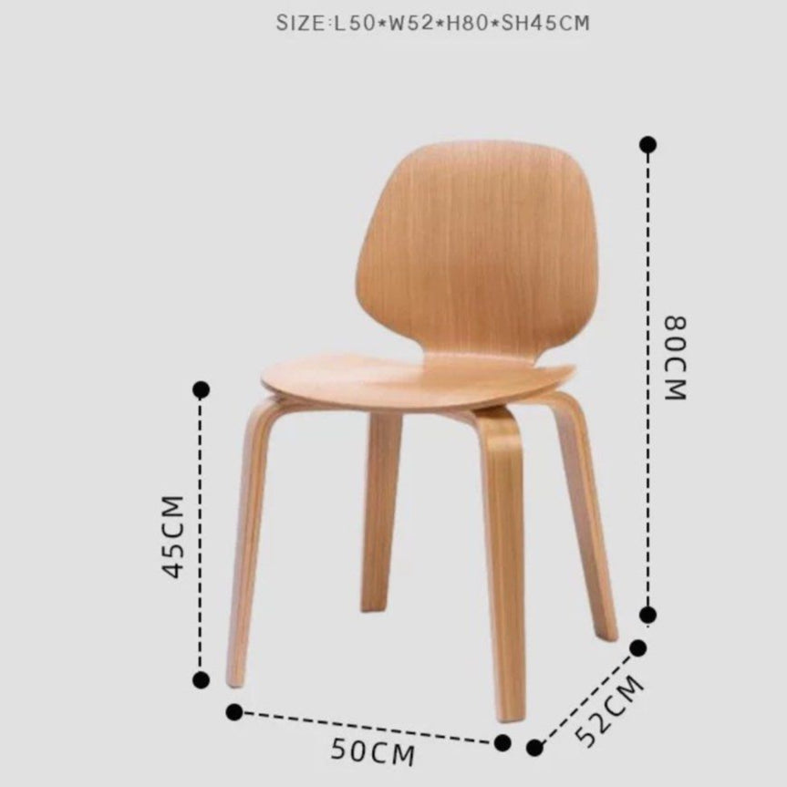 ATRAJ Modern Solid Wood Dining Chair