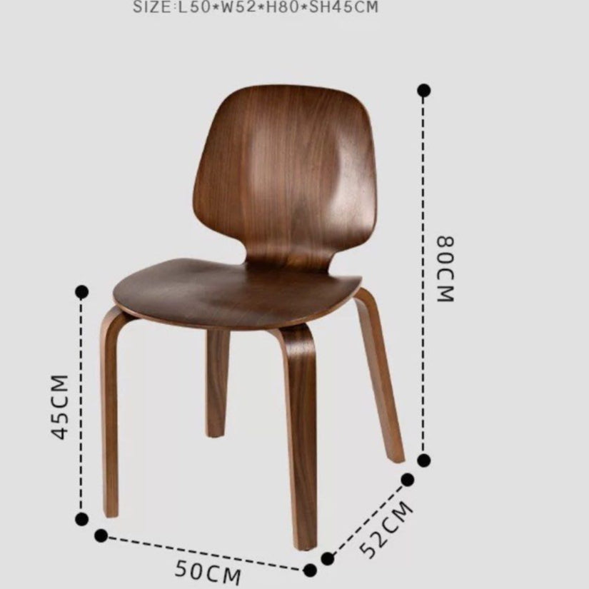 ATRAJ Modern Solid Wood Dining Chair