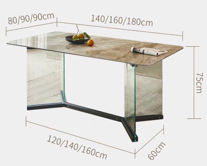 ANTONIA Modern Sintered Stone Dining Table