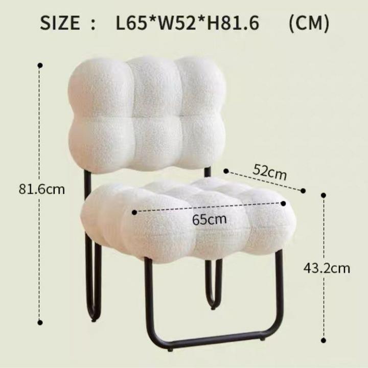 JOSEPH Japandi Boucle Lounge Chair