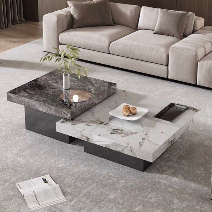 LAYNE Modern Natural Marble Coffee Tables