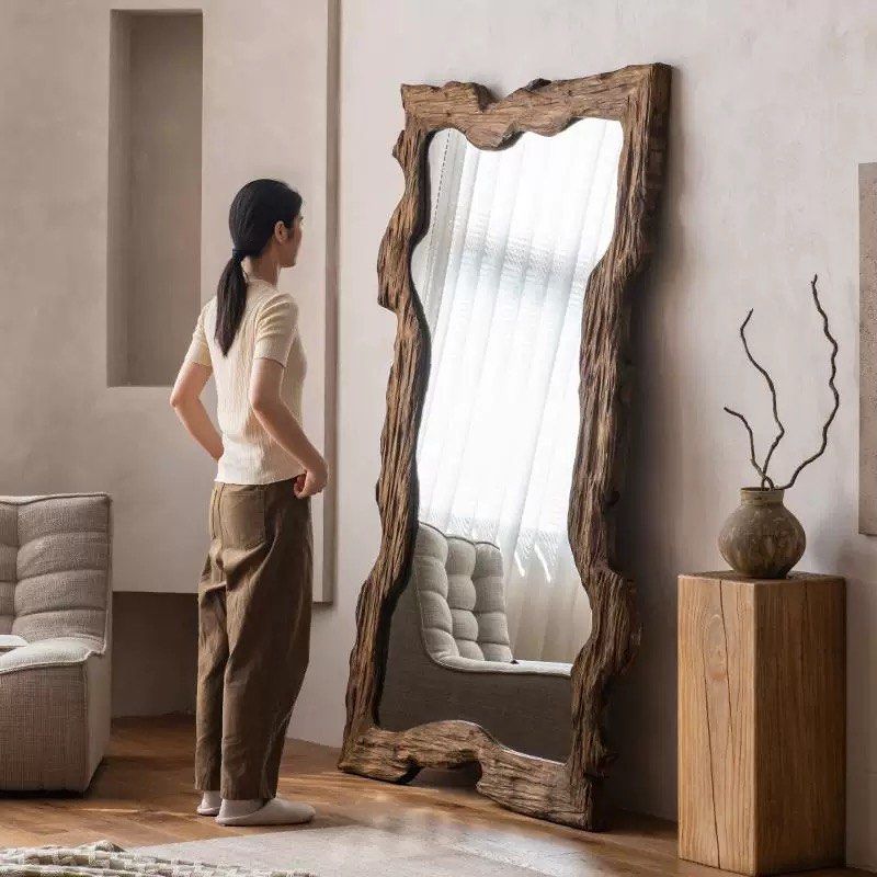 KOVE Modern Solid Wood Mirror