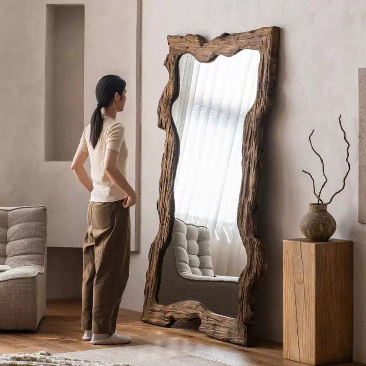 KOVE Modern Solid Wood Mirror