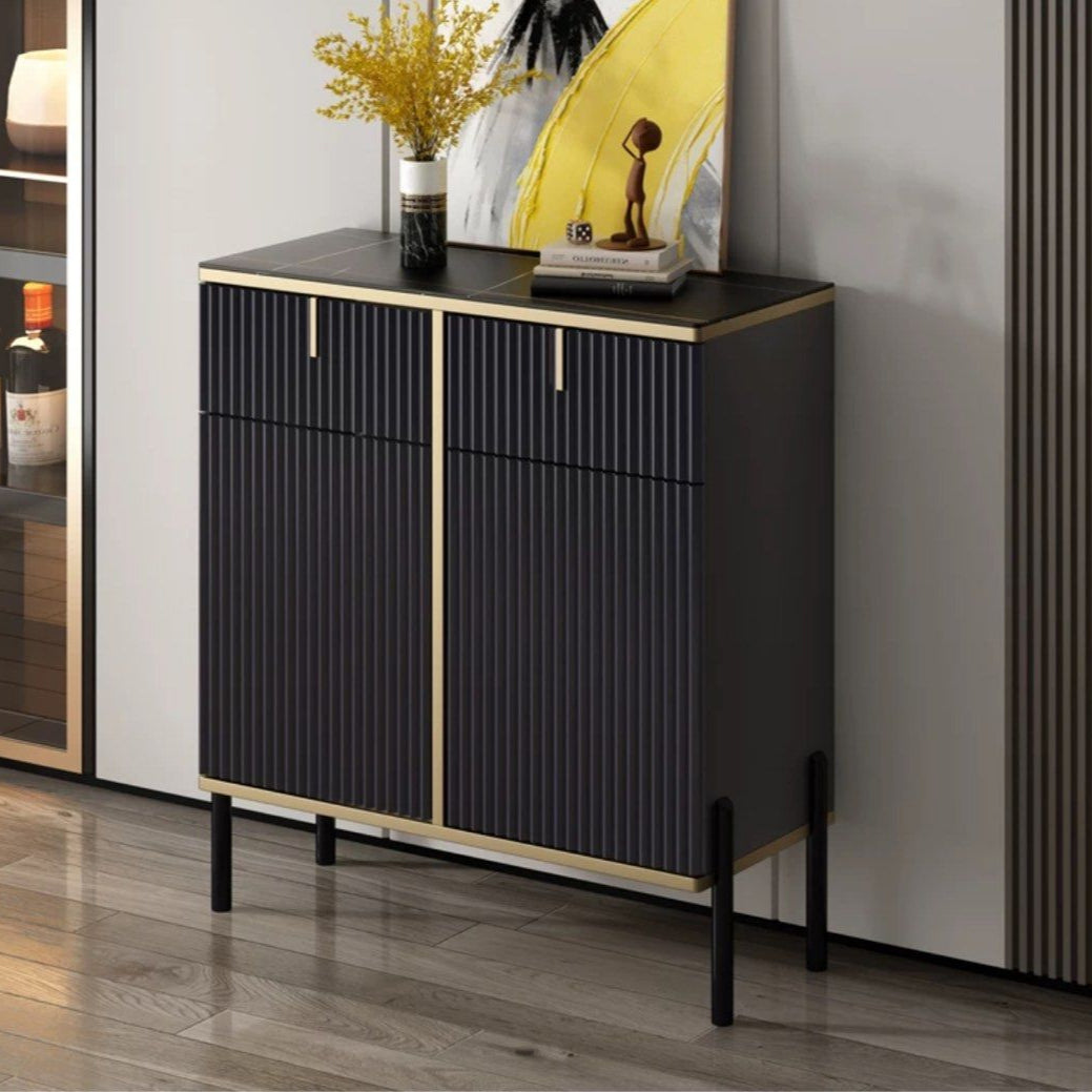 Fluted Sideboard With Rounded FOZAR Modern Fluted Sideboard – Radical Homes