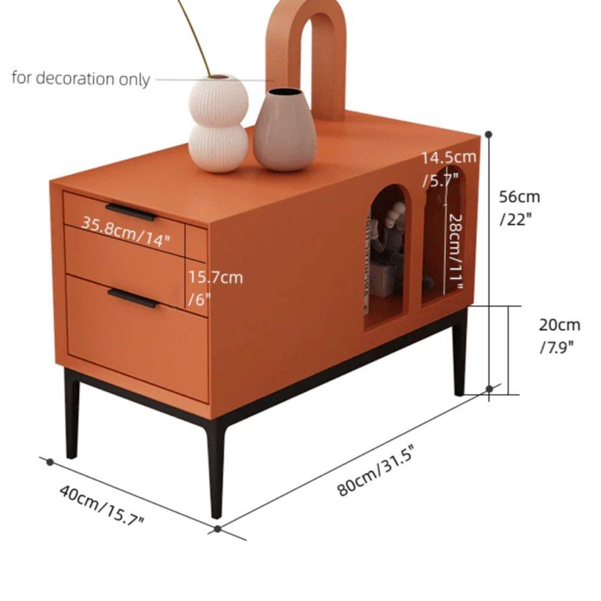 JAMIE Side Table With Drawer