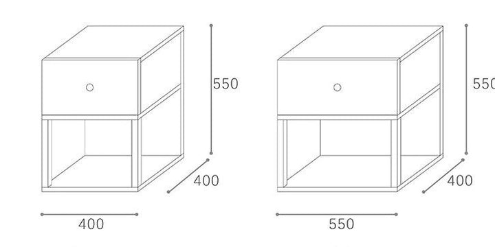 BEDEN Nightstands (Set of 2)