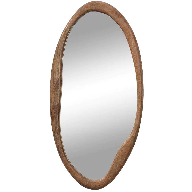 KURE Rustic Walnut Wall Mirror