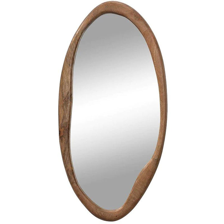 KURE Rustic Walnut Wall Mirror