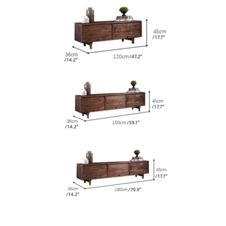 TAVRA Solid Wood TV Stand