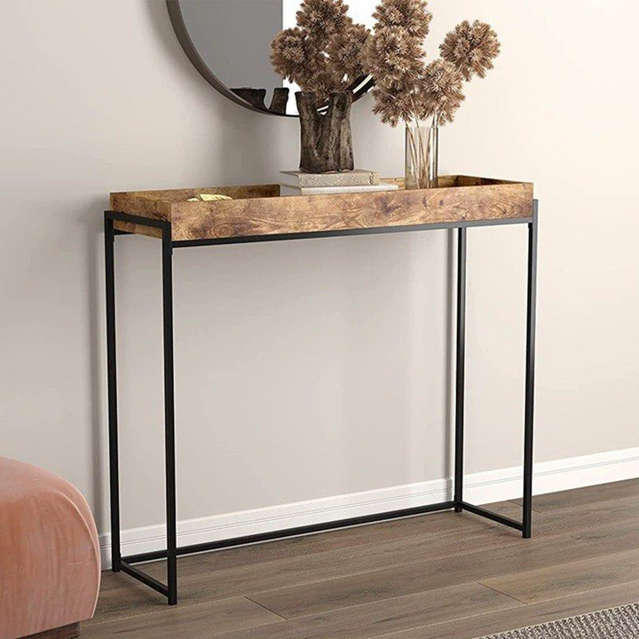 ALEXEI Minimalist Solid Wood Console Table