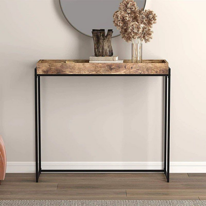ALEXEI Minimalist Solid Wood Console Table