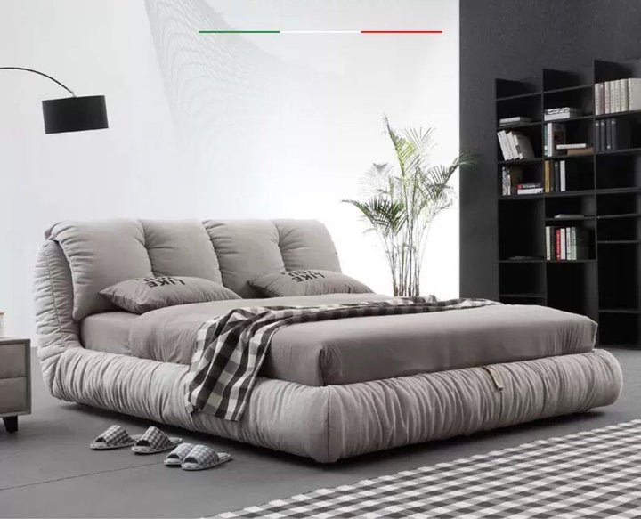 KYUN Modern Fabric Bedframe