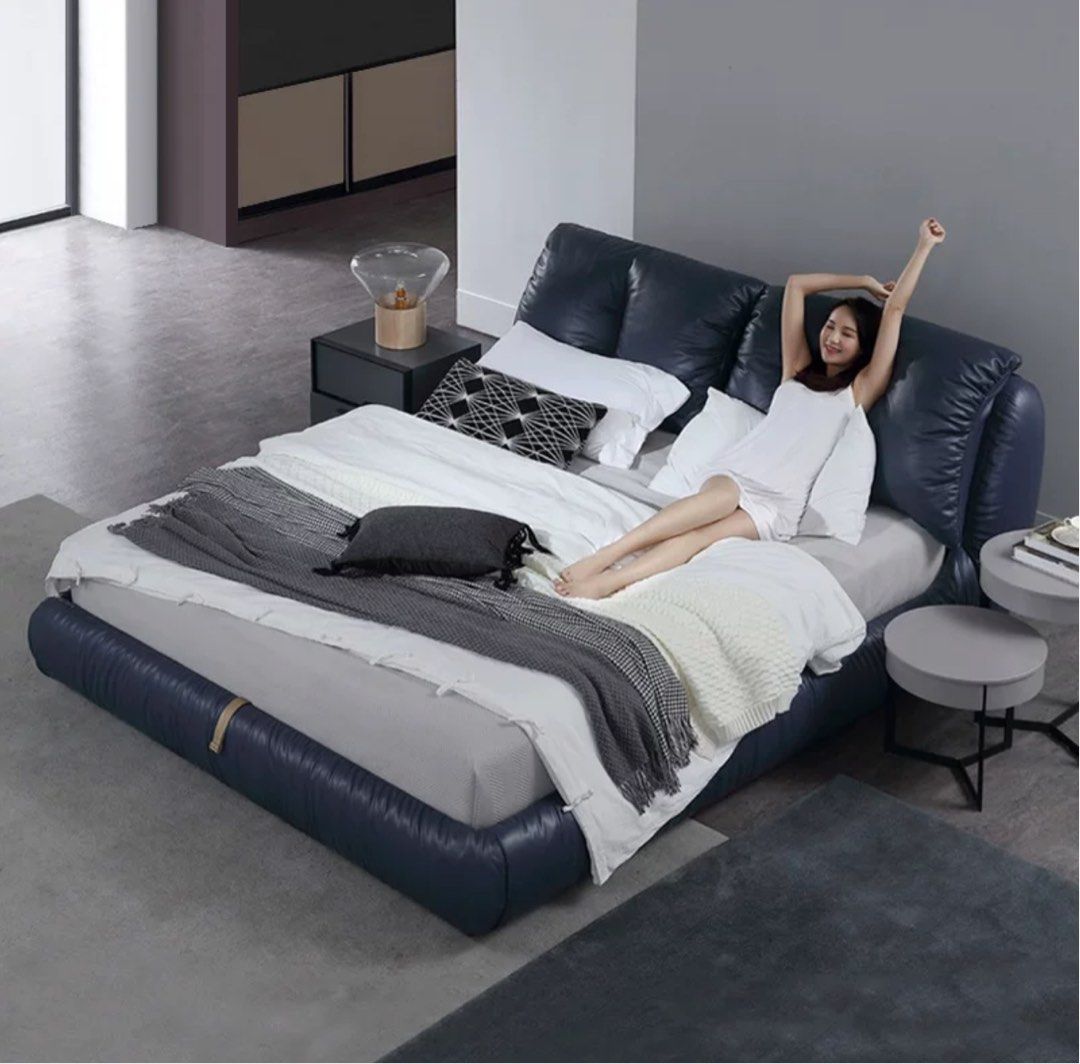 KYUN Modern Fabric Bedframe