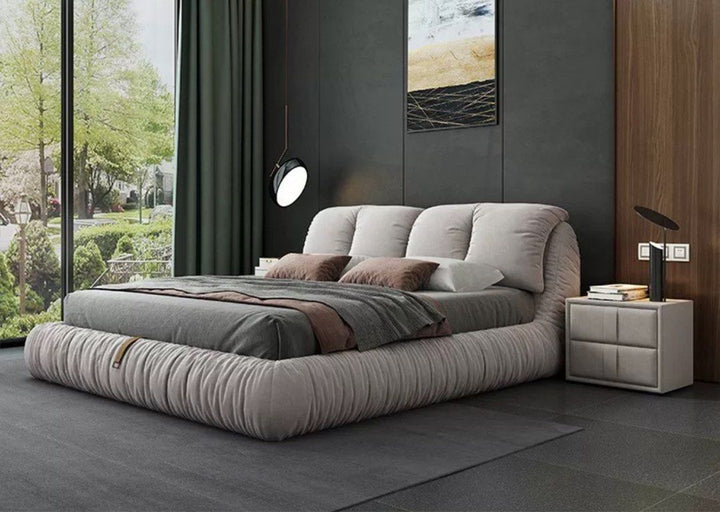 KYUN Modern Fabric Bedframe