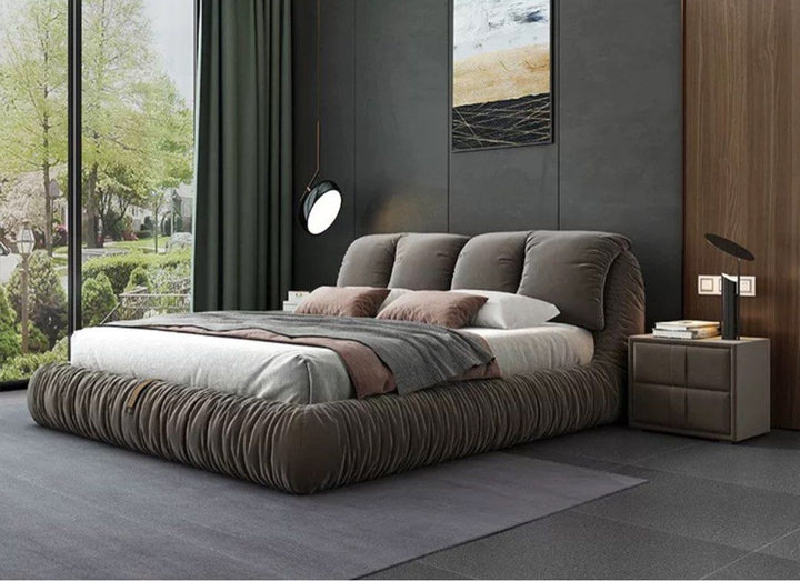 KYUN Modern Fabric Bedframe