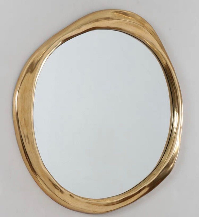 KYZY Gold Wall Mirror