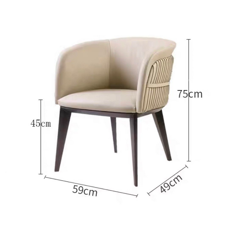 REN Leather Dining Chair - Radical Homes Singapore