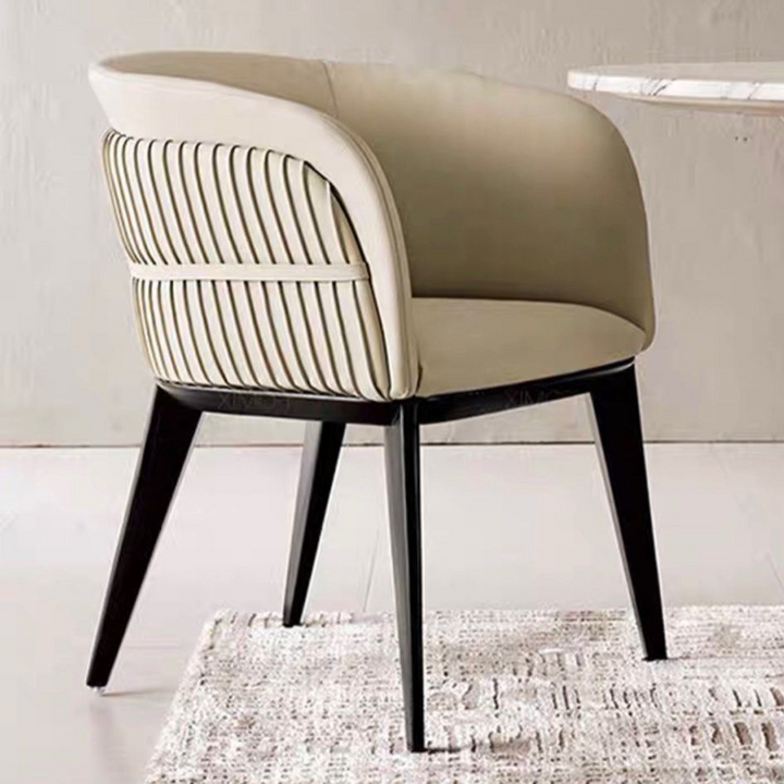 REN Leather Dining Chair - Radical Homes Singapore