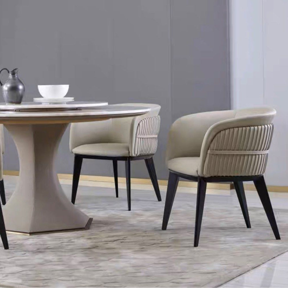 REN Leather Dining Chair - Radical Homes Singapore